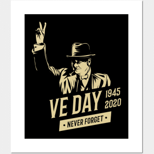 ve day t shirt Posters and Art